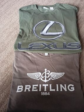 Breitling Boys' Brown Logo Tee